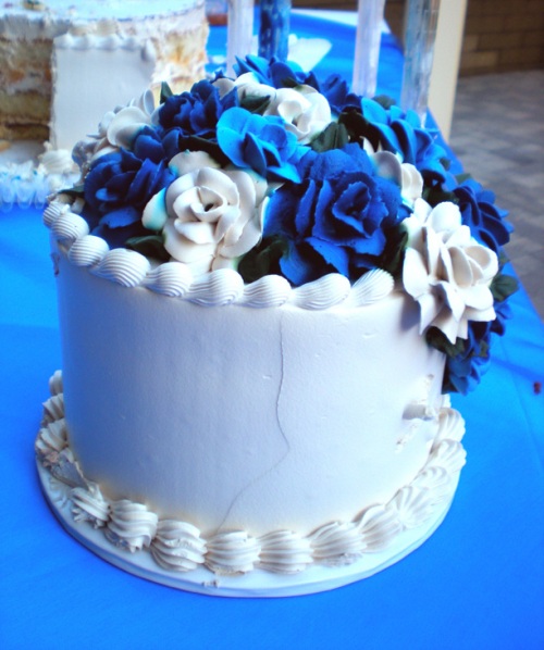 The cake that matched my bridesmaid dress also matched my appetite.